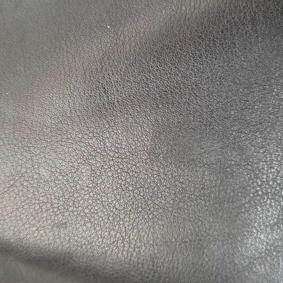 Coach Bleeker Black Leather Contrast Stitch Tote Bag - Picture 17 of 17